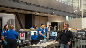 Homeland Security's Kristi Noem Awards $10,000 Bonus To TSA Staff In Tampa