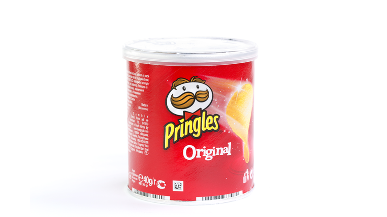 Pringles Original on White