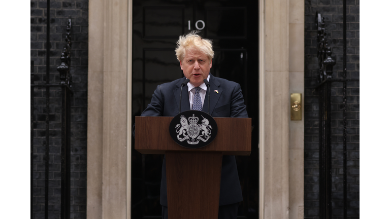 Conservative Leader And Prime Minister Boris Johnson Resigns From Office