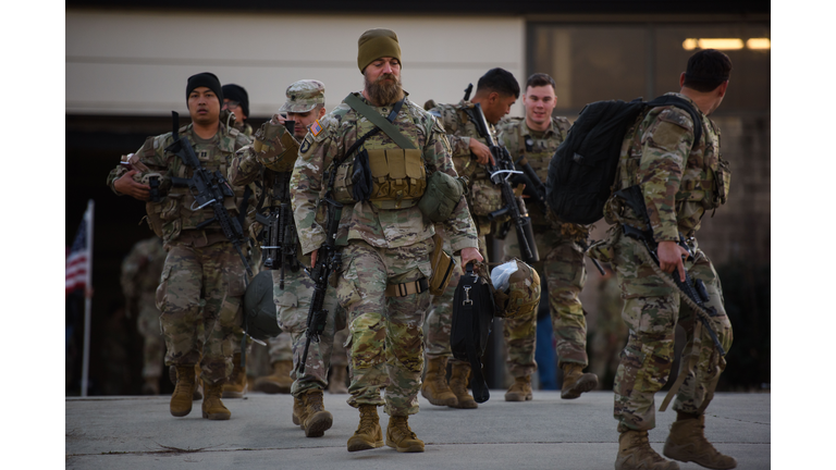 82nd Airborne Division Deploys To Europe As Tensions Rise Between Russia And Ukraine