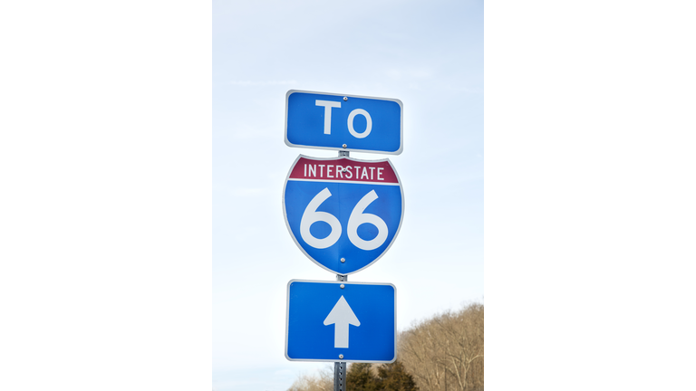 Route 66 sign in Virginia