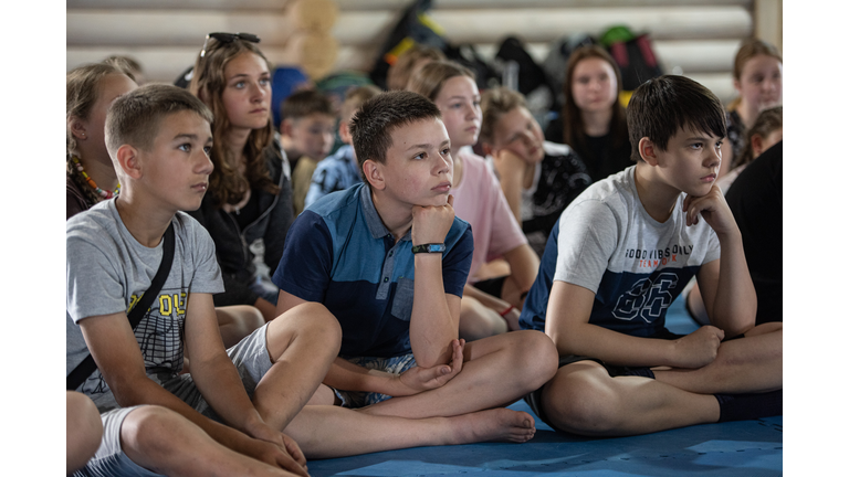 Summer Camp For Children Displaced By War Opens Near Kyiv