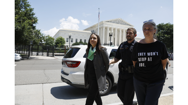 Democratic Congress Members Participate In Civil Disobedience In Support Of Abortion Rights