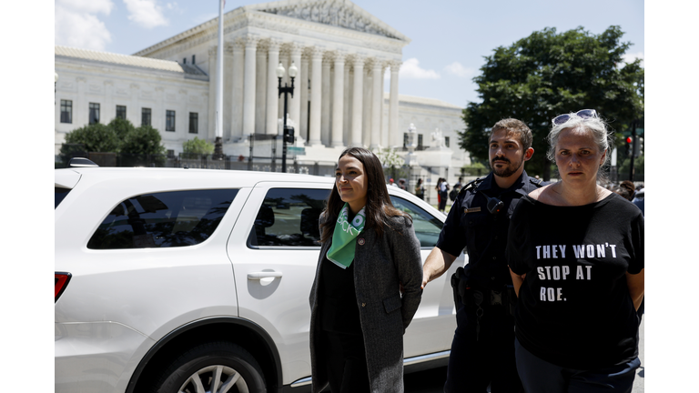 Democratic Congress Members Participate In Civil Disobedience In Support Of Abortion Rights