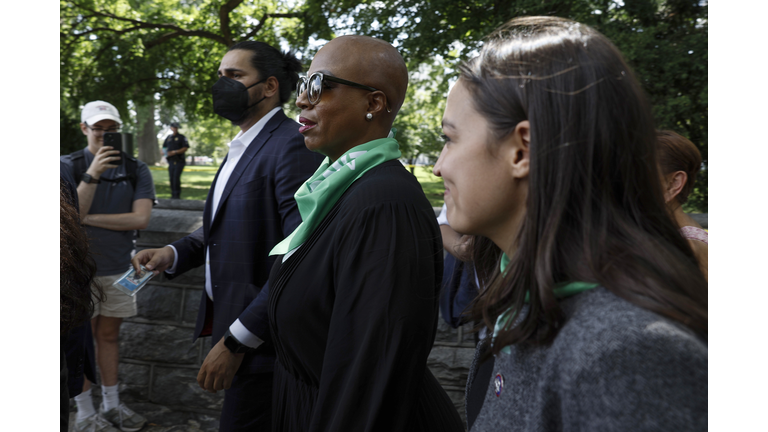 Democratic Congress Members Participate In Civil Disobedience In Support Of Abortion Rights