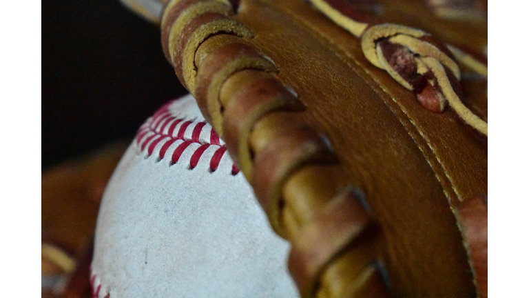 Baseball in Baseball Glove