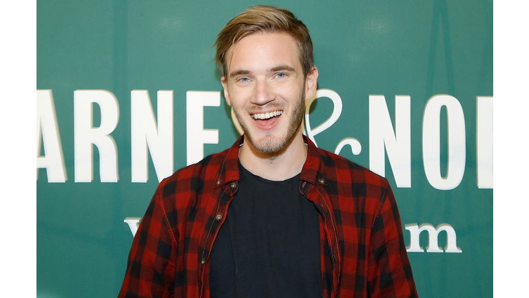 PewDiePie Signs Copies Of His New Book "This Book Loves You"