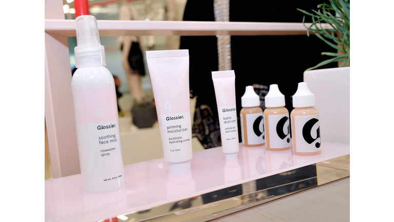 Glossier Pop-Up Shop At Nasty Gal Santa Monica