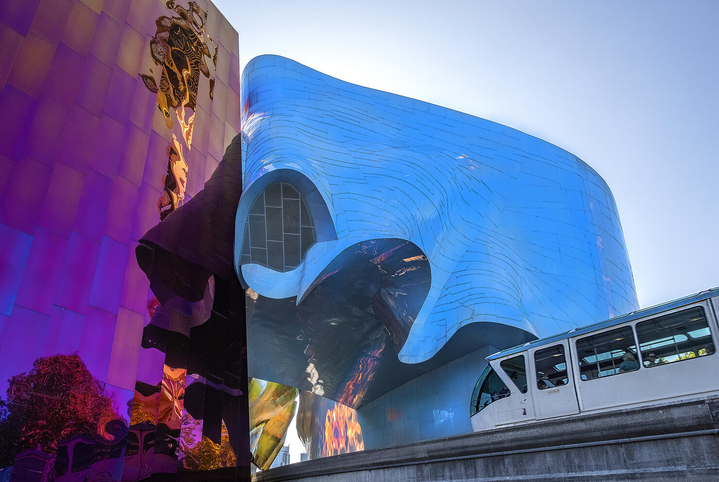 Monorail and Museum of Pop Culture, Seattle