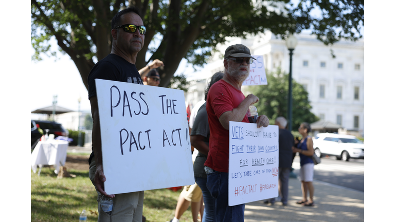 Veterans' Groups Continue Vigil On Capitol Hill In Support Of The PACT Act