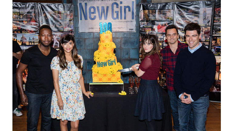 FOX's "New Girl" 100th Episode Cake-Cutting