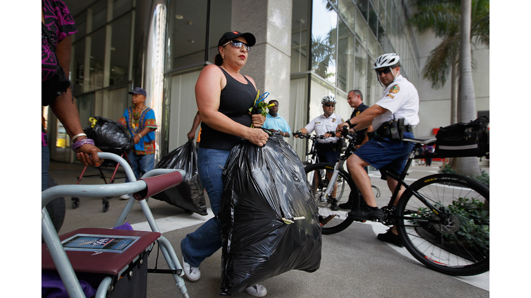 Housing Activists Protest Against Bank Of America