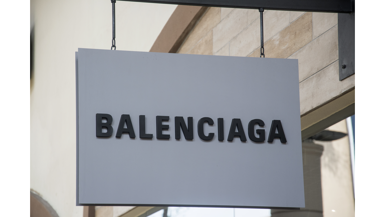 Balenciaga store exterior and sign at Johor Premium Outlet, Malaysia