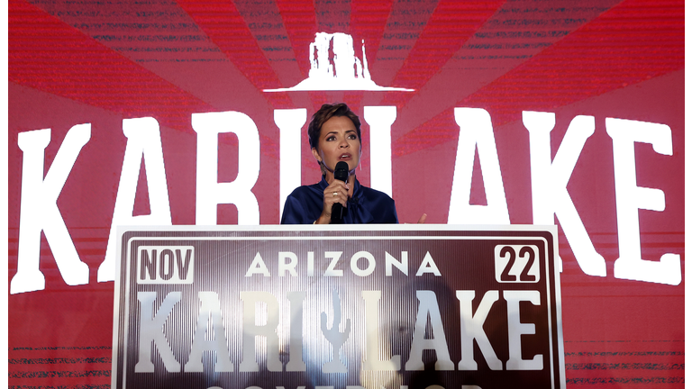 GOP Gubernatorial Candidate Kari Lake Holds Election Night Event In Scottsdale
