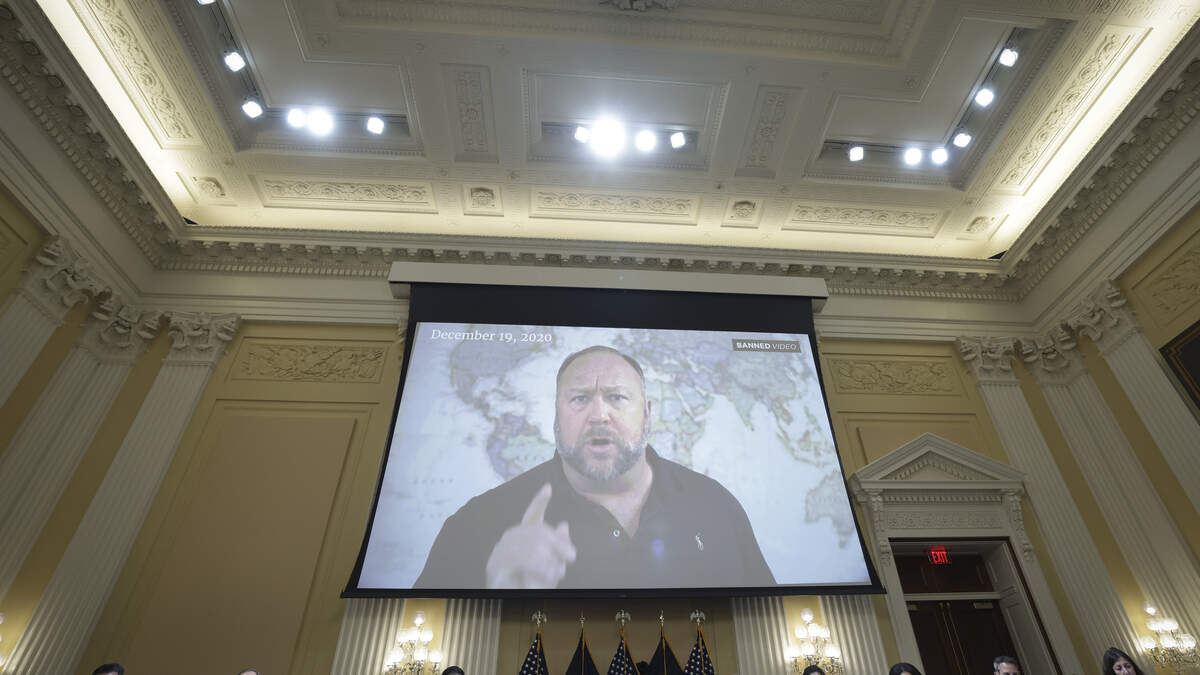 Alex Jones' Text Messages Turned Over To The January 6th House Committee