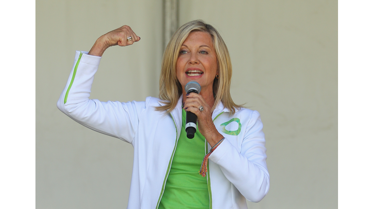 Olivia Newton-John Leads Wellness Walk In Melbourne