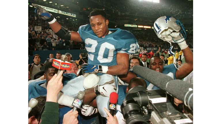This 21 December 1997 file photo show Detroit Lion