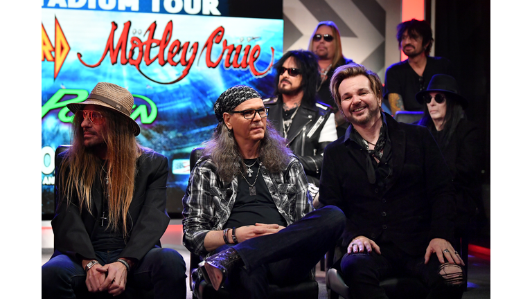 Press Conference For THE STADIUM TOUR DEF LEPPARD - MOTLEY CRUE - POISON At SiriusXM's Hollywood Studios
