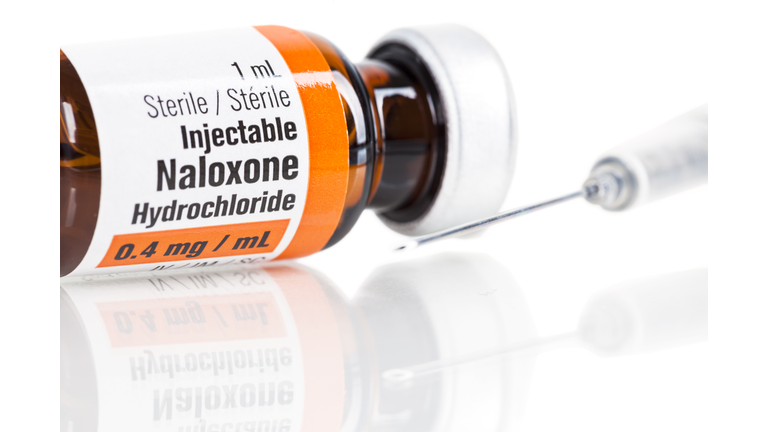 Naloxone Opioid Overdose Medication with Syringe