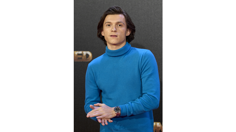 Tom Holland Attends "Uncharted" Madrid Premiere