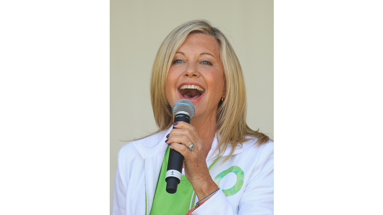 Olivia Newton-John Leads Wellness Walk In Melbourne