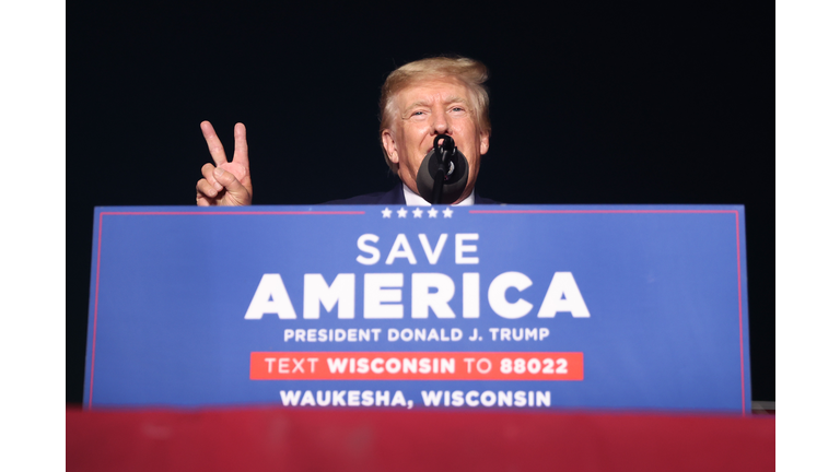 Former President Trump Holds Rally In Support Of Wisconsin Candidates