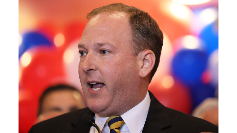 NY GOP Candidate For Governor Lee Zeldin Holds Election Night Party