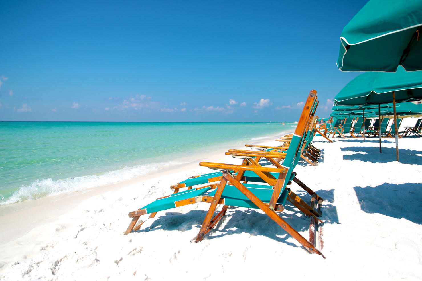 Summer Adirondack Beach Chairs in the Tropics