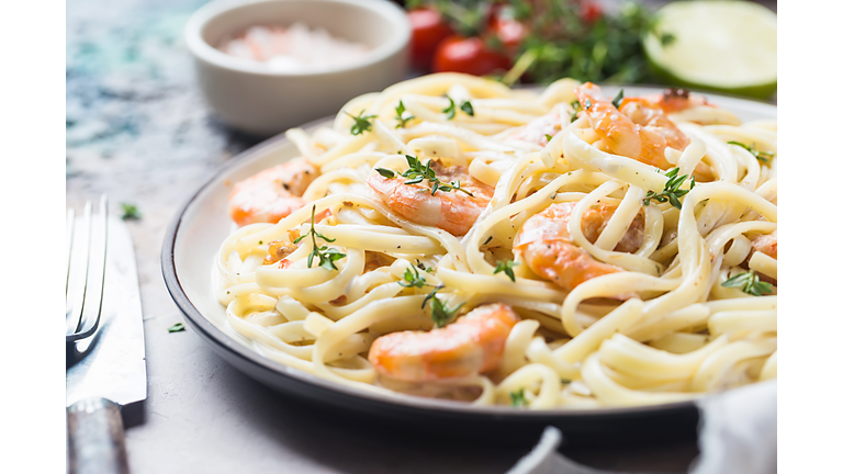 Italian pasta fettuccine