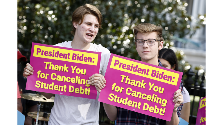 Student Loan Borrowers Celebrate President Biden Cancelling Student Debt And Fight To Start The Fight To Cancel The Next Round