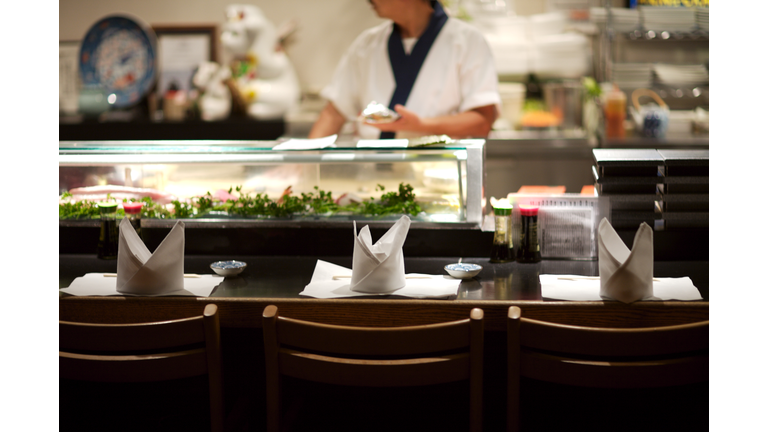 Sushi Bar waiting for customers