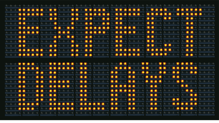 Illustrated Expect Delays Sign