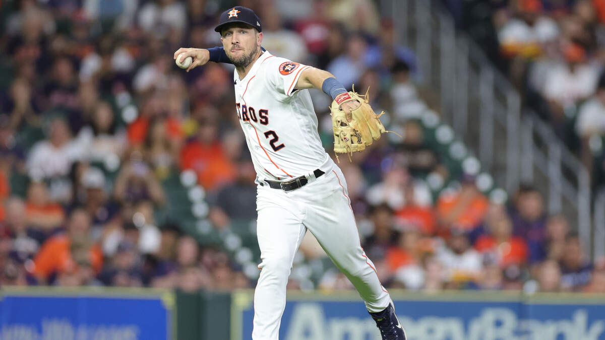 Alex Bregman 2022 Game-Used Jersey- 4 for 6, 2 HR, 6 RBI. Worn During  Career Double #200.