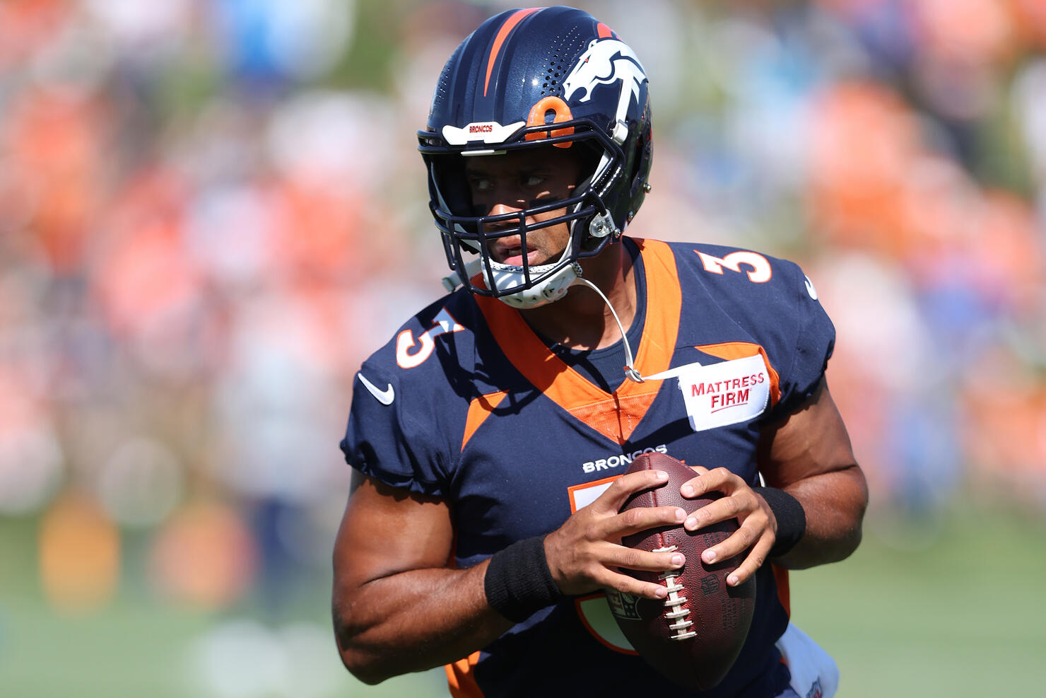 Quarterback Russell Wilson of the Denver Broncos poses with his News  Photo - Getty Images