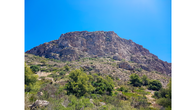 impressive cliff creating a unique landscape