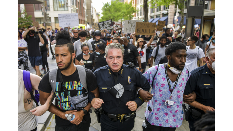 Protests Continue At Capitol In Denver In Aftermath To Death Of George Floyd