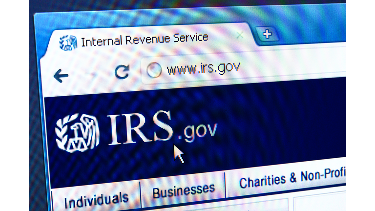 IRS webpage on the browser