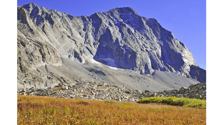 Colorado 14er, Capitol Peak in Autumn colors, Elk Range