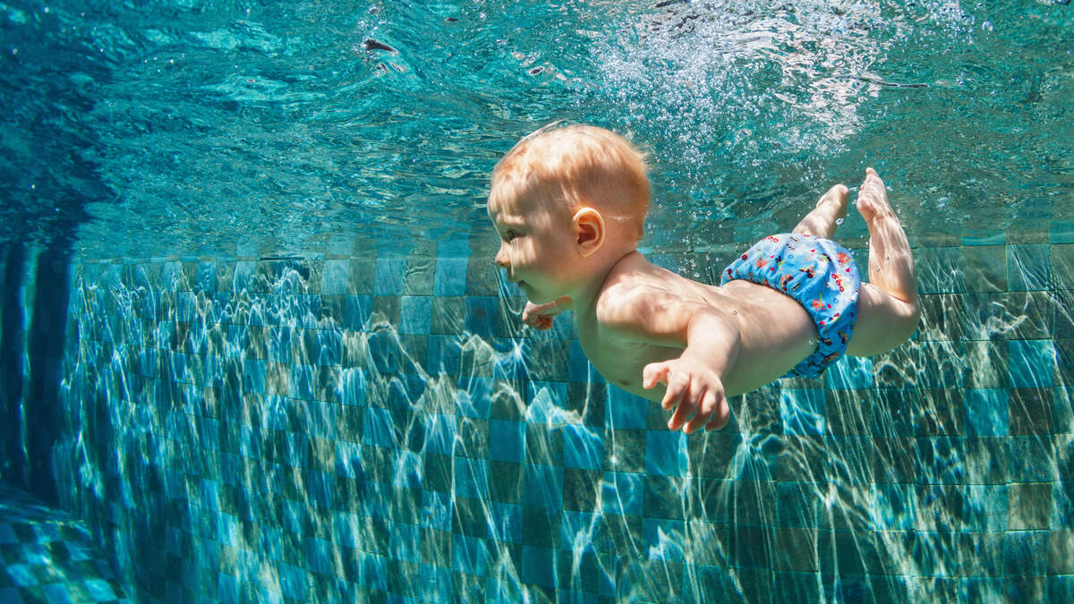 Never Buy Blue Swimsuits for Kids, a Swim Instructor Shares Why