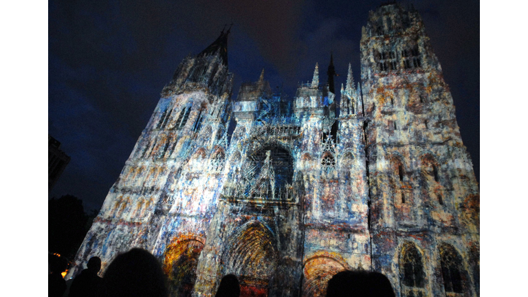 The Rouen cathedral in Normandy, western