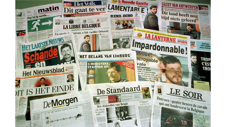 BELGIUM-DUTROUX-NEWSPAPERS