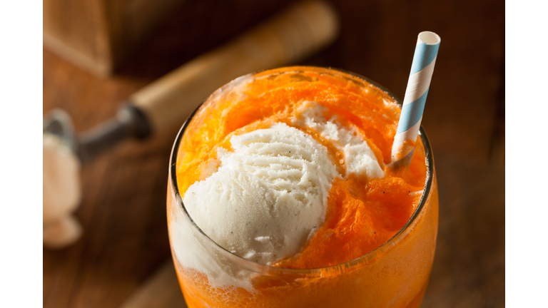 Orange Soda Creamsicle Ice Cream Float