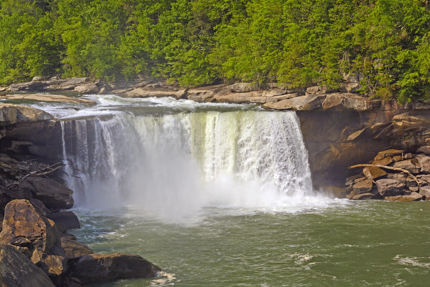 Dramatic Falls in the Spring