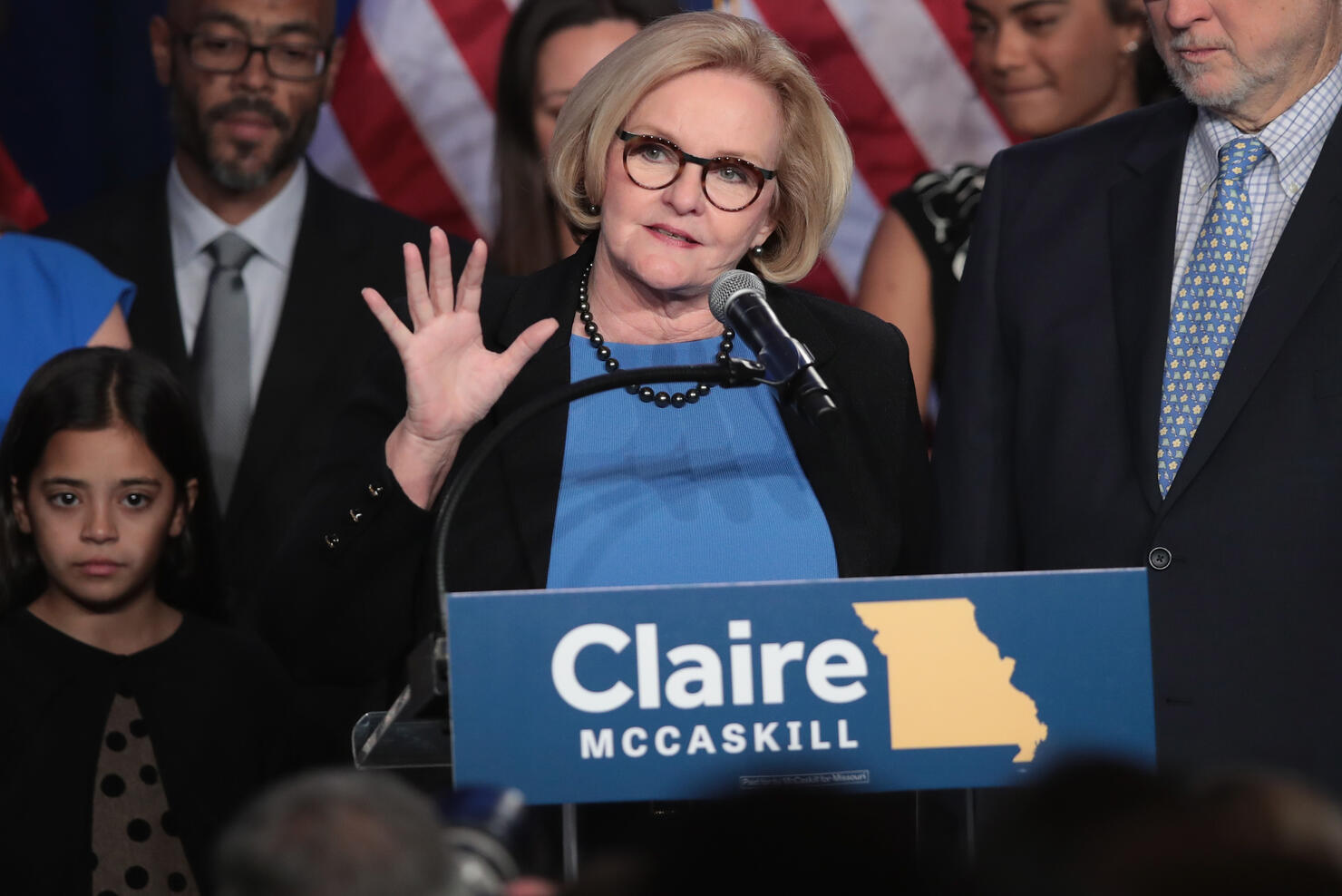 Missouri Democratic Senate Candidate Claire McCaskill Attends Election Night Event In St. Louis