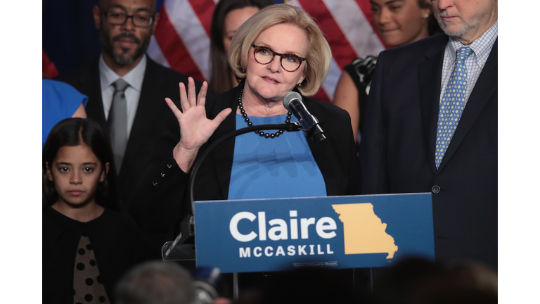 Missouri Democratic Senate Candidate Claire McCaskill Attends Election Night Event In St. Louis