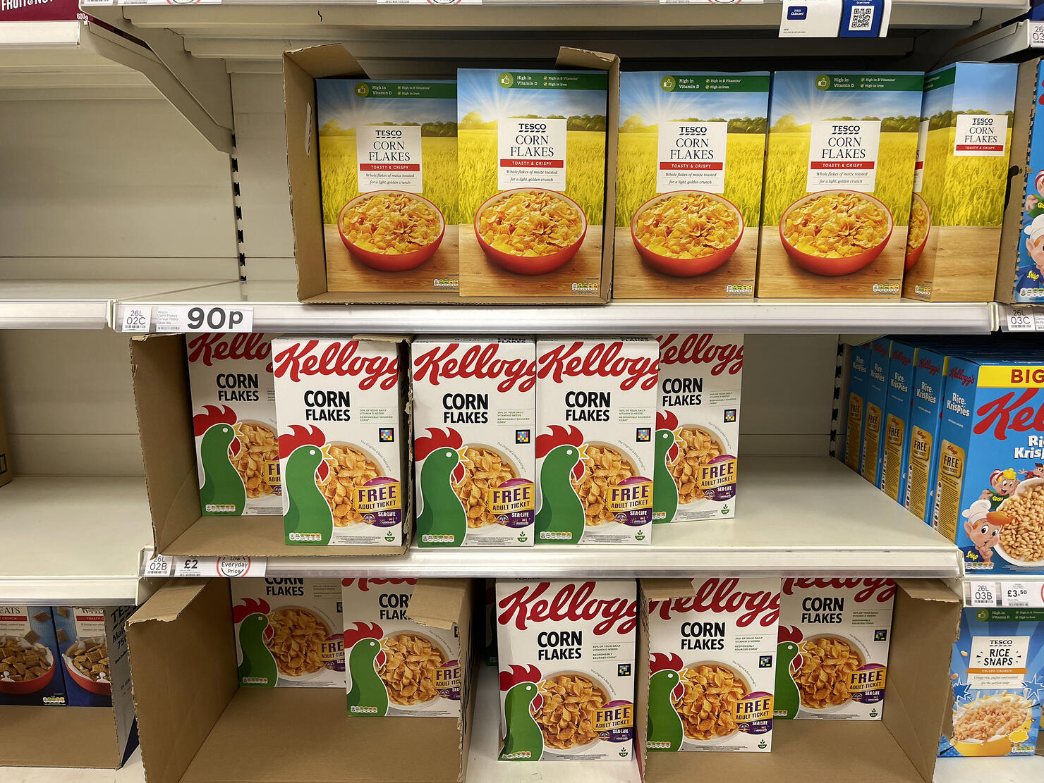 Supermarket Food Prices Increase Due To Cost of Living