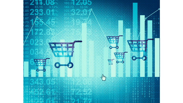 Online sales illustration
