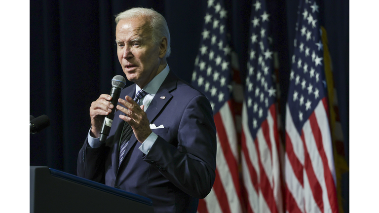 President Biden Delivers Remarks At The DNC Summer Meeting
