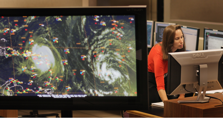 National Hurricane Center Monitors Hurricane Earl As It Tracks Towards U.S.