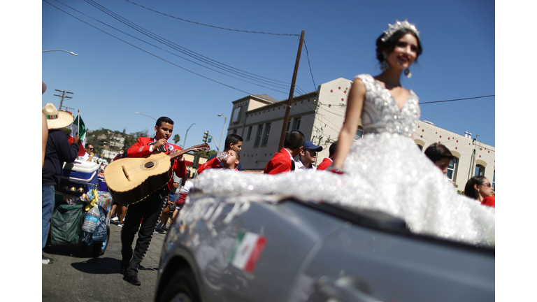 Mexican Americans Celebrate Mexican Independence Day In LA Area